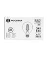 LED Filament G45 E14 6W 2200K/Amber/6stk