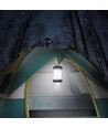LED CAMPINGLAMP GRÅ MED KROG - 3*AA BATTERIER