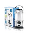 LED CAMPINGLYGTE SØLV - 16 LED MED KROG (Roterende Dæmpning) 3*AA