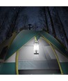 LED CAMPINGLYGTE SØLV - 16 LED MED KROG (Roterende Dæmpning) 3*AA