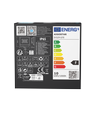 LED projektør - 05 - glasdæksel - sort - 10W - 6500K - 22,5CM