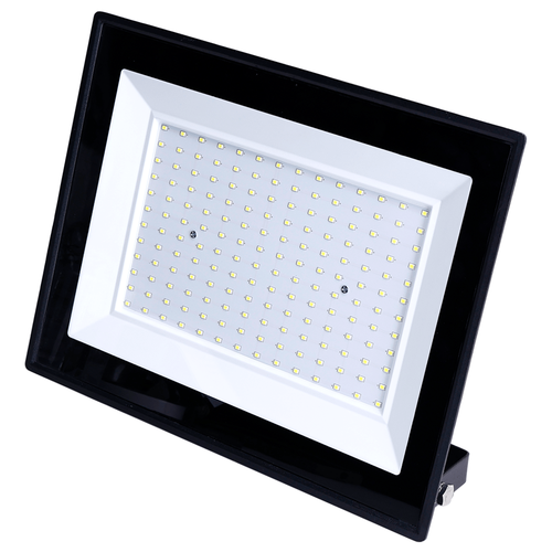 LED PROJEKTØR - 05 - GLASDÆKSEL - SORT - 150W - 6500K - 25CM