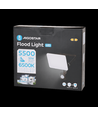 LED projektør - 04 - tågedæksel - sort - 50W - 6500K - 30cm - sensor