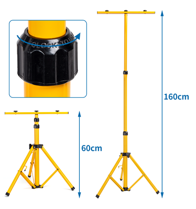 Teleskopstøtte til projektør - 60-160 cm