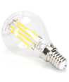 LED Dæmpbar Filament G45 E14 4W 6500K - Klar