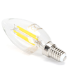 LED Dæmpbar Filament C35 E14 4W 6500K Klar