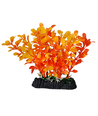 PLASTIKPLANTE - ENKELTGREN 01 L12CM ORANGE/LILLA/GRØN