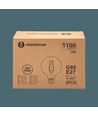 LED FILAMENT G95 E27 10W 2200K/AMBER - Dobbelt-pakke