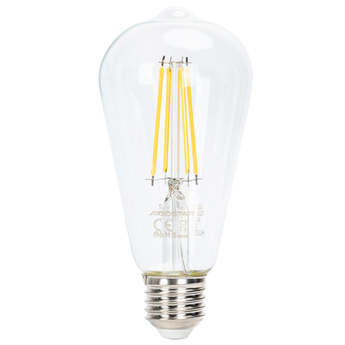 LED DÆMPBAR FILAMENT ST64 E27 6W 2700K - KLAR