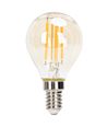 LED DÆMPBAR FILAMENT G45 E14 4W 2200K - AMBER