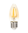 LED DÆMPBAR FILAMENT C35 E27 4W 2200K - AMBER