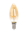 LED Dæmpbar Filament C35 E14 4W 2200K - Amber