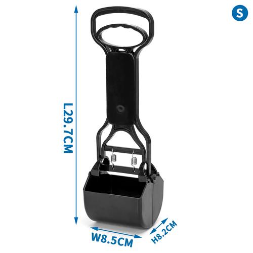 Poop-skovl - L29,7*B8,5*H8,2CM - Sort (S)