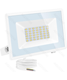 LED PROJEKTØR - 05 - GLASDÆKSEL - HVID - 30W - 4000K - 22,5CM