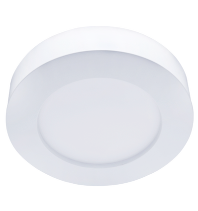 LED E6 Kantbelyst Indbygningsspot - 24W, 4000K, Rund, Overflademonteret