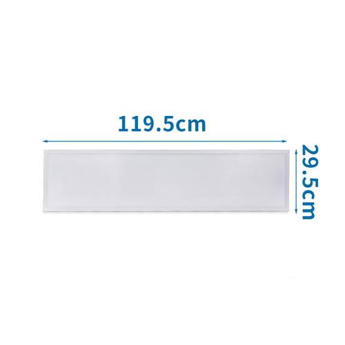 LED E5 - 50W Bagbelyst LED-Panel, 6500K, 295x1195x26mm - Hvid