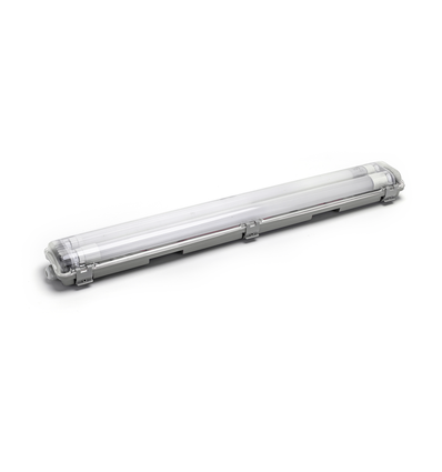 Vandtæt LED Armatur 60cm - 2x9W 6500K IP65