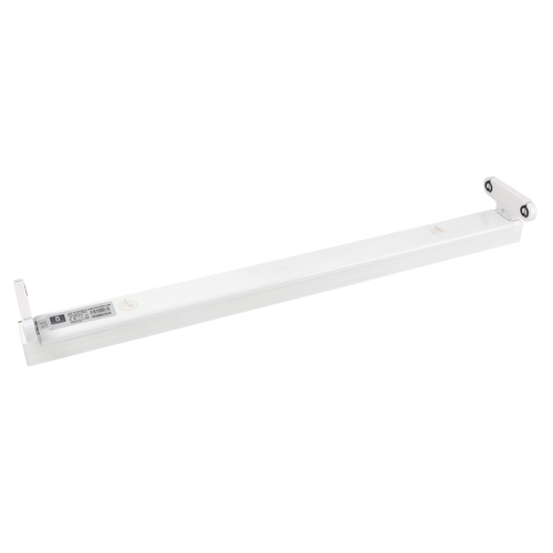 Aigostar LED T8 armatur - 60 cm hvid aluminium, til et dobbelt LED T8 rør