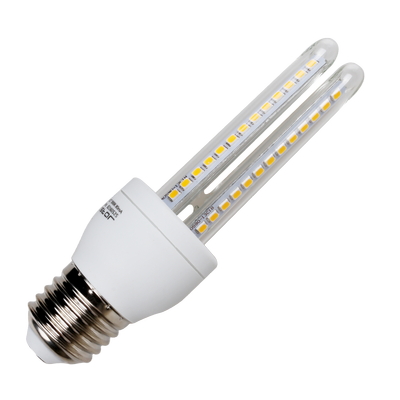 LED B5-T3 2U, 9W, E27, 3000K - Kulør : Varm