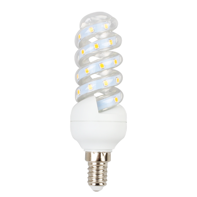 LED B5 Spiral, 7W, E14, 6500K - Kulør : Kold