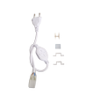 LED-stribe 220V Enkeltfarvet - Tilslutningsstik