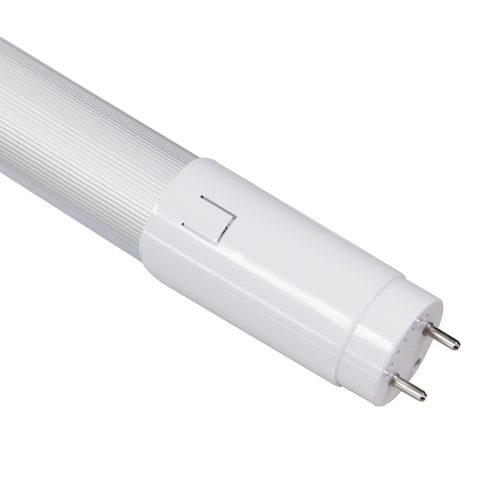 Outlet: LED T8 10W 0.6m 3000K Halv-Aluminium/Plastik - Høj Lumen 120lm/W