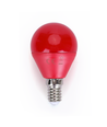 LED A5 G45 - E14 4W - Stor Spredning - Rødt Lys