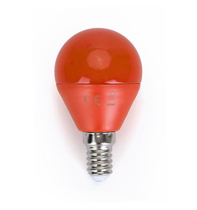 LED A5 G45 - Stor Spredning - E14 4W - Orange Lys