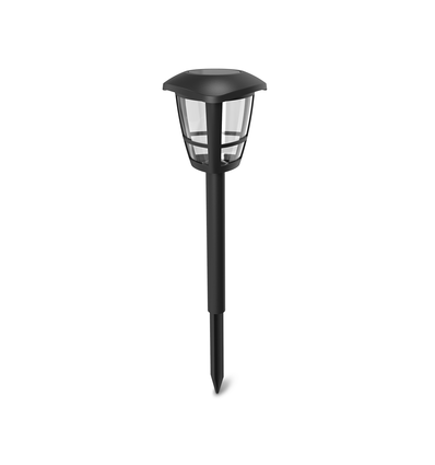 LED Solcellelampe spyd - 0,06W, 6500K