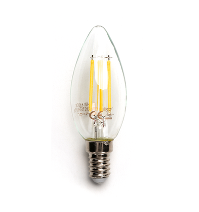 LED Filament C35 E14 4W - 2700K Klar