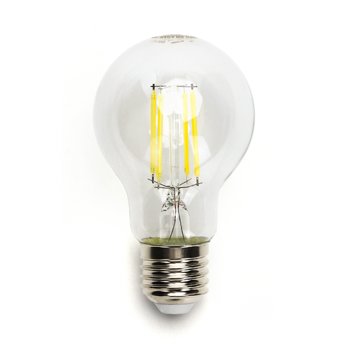 LED Filament pære A60, E27, - 4W, 6500K, Klar