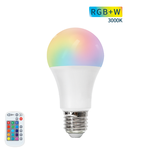 Outlet: LED A5 A60 Wide Beam E27 8W RGB+W