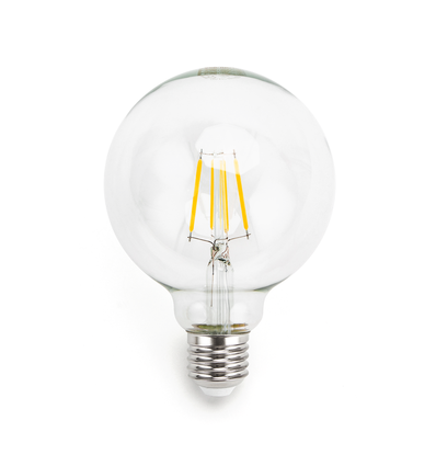 LED Filament G95 E27 6W - 2700K Klar