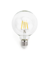 Outlet: LED Filament pære G95 E27 6W - 2700K Klar