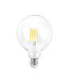 Outlet: LED Filament pære G125 E27 - 4W 2700K Klar