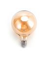 LED Filament G125 E27 4W 2200K Amber