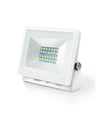 LED Slim Projektør, 20W, 6500K, Hvid, Støbt Aluminium