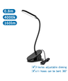 Outlet: LED Klemmelampe Sort med Stik/2