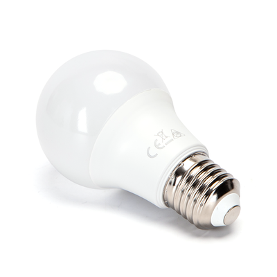 LED A5 A60 - Stor Spredning - E27, 6W, 3000K - Kulør : Varm