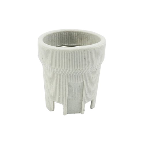 Keramik Lampeholder E27 - Hvid