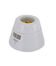 Keramik Lampeholder 40W - Lige, Hvid