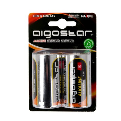 Alkaline Batteri LR20D 1,5V 2-pak