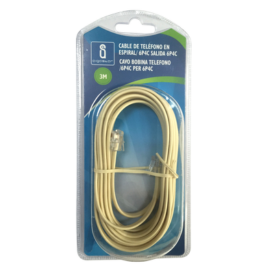 Telefonsnoet Kabel 6P4C-6P4C, 3m