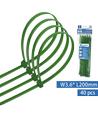 Nylon Kabelbinder 3,6 x 200 mm - Grøn, 40 stk./pose