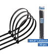 Nylon Kabelbinder Sort 4.8x450mm - 30stk/pakke