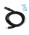 3,5 mm Stereo Stik til Jack Audio Kabel 1,5 m - Metal
