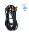 Audio-Video Kabel 3,5mm 4C-3RCA 3m