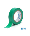 Grøn PVC Elektriker Tape 0,13 mm x 17 mm x 15 m