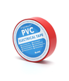 PVC Elektrisk Tape - 0.13mm x 17mm x 20M - Rød