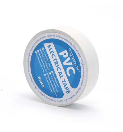 PVC Elektriker Tape 0.13mm x 17mm x 25m - Hvid